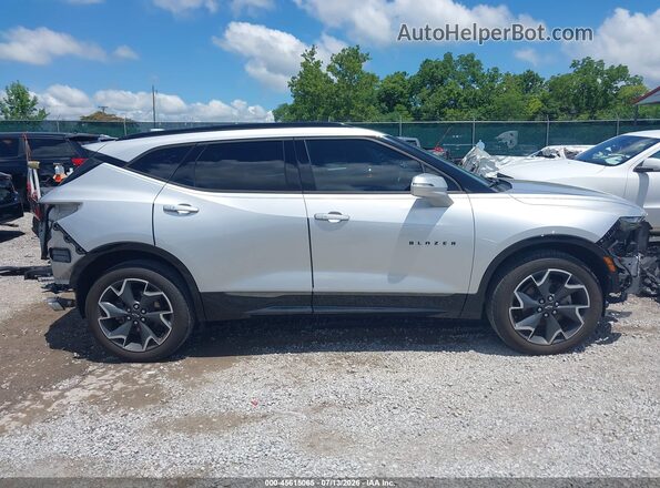 3GNKBERS8KS676946 2019 CHEVROLET BLAZER Silver Սալոնի 360 աստիճան տեսք