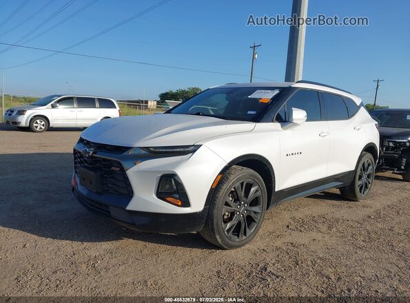 3GNKBERS8LS603691 2020 CHEVROLET BLAZER White Передня ліва чверть