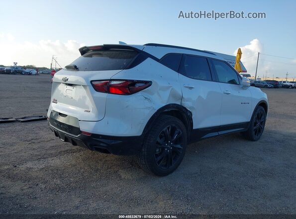 3GNKBERS8LS603691 2020 CHEVROLET BLAZER White Задня права чверть