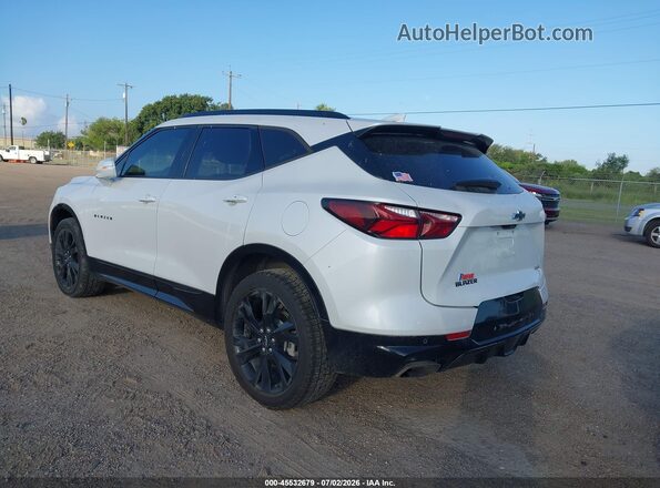 3GNKBERS8LS603691 2020 CHEVROLET BLAZER White Задня ліва чверть