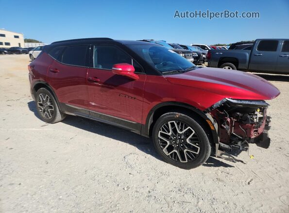 3GNKBERS8PS185851 2023 CHEVROLET BLAZER Red Delantero derecho