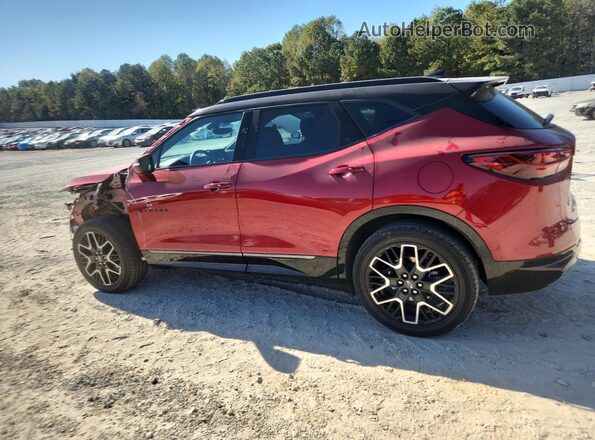 3GNKBERS8PS185851 2023 CHEVROLET BLAZER Red Trasero izquierdo