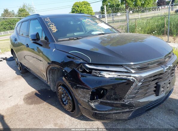 3GNKBERS8SS249282 2025 CHEVROLET BLAZER Black Widok z przodu