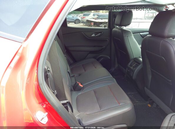 3GNKBERS9LS545283 2020 CHEVROLET BLAZER Red VIN კოდის სტიკერის ხედი