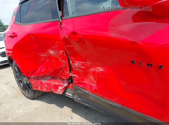 3GNKBERS9LS545283 2020 CHEVROLET BLAZER Red წინა ხედი