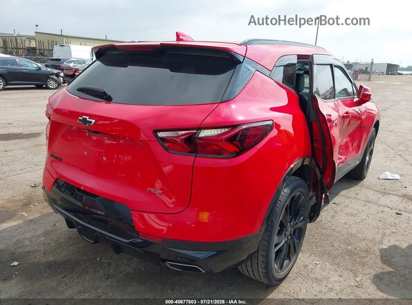3GNKBERS9LS545283 2020 CHEVROLET BLAZER Red უკანა მარჯვენა