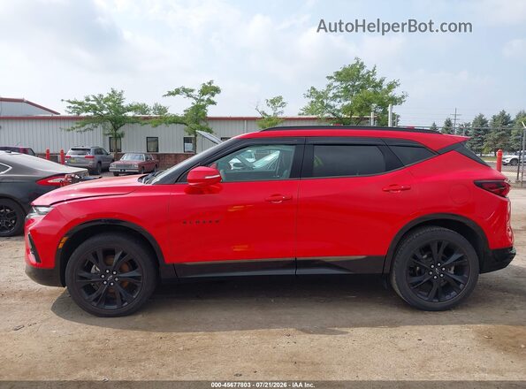 3GNKBERS9LS545283 2020 CHEVROLET BLAZER Red სალონის 360-გრადუსიანი ხედი
