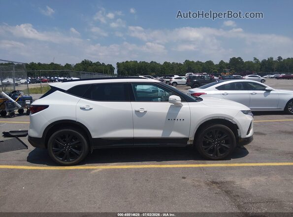 3GNKBERSXKS700311 2019 CHEVROLET BLAZER Белый Вид щитка приборов
