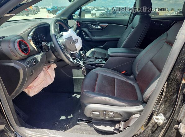 3GNKBERSXPS213326 2023 CHEVROLET BLAZER Black Front interior view