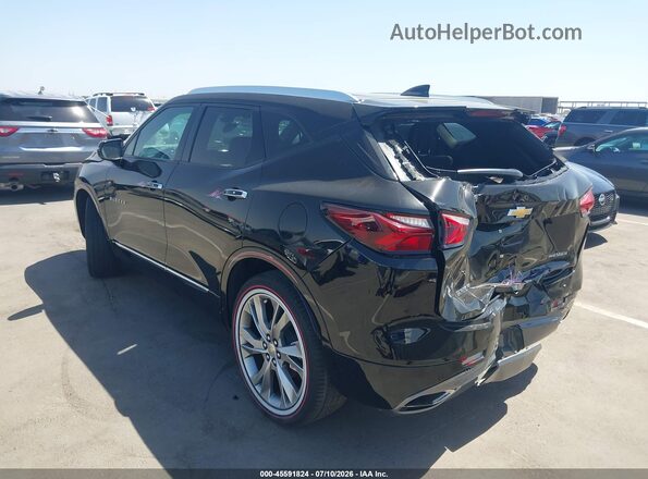 3GNKBFRS0KS584445 2019 CHEVROLET BLAZER Black Trasero izquierdo