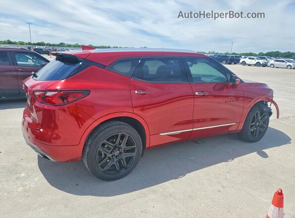 3GNKBFRS1MS505450 2021 CHEVROLET BLAZER Red Trasero derecho