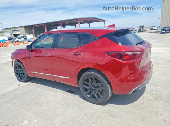 3GNKBFRS1MS505450 2021 CHEVROLET BLAZER Red Trasero izquierdo