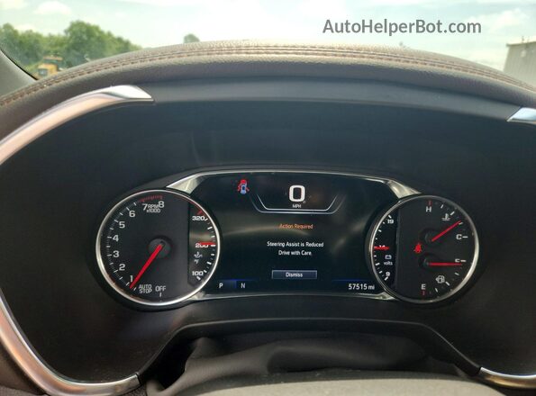 3GNKBFRS3NS130694 2022 CHEVROLET BLAZER White Instrument cluster view