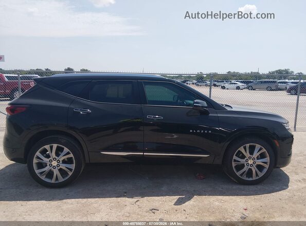 3GNKBFRS4KS622839 2019 CHEVROLET BLAZER Black უკანა სალონის ხედი