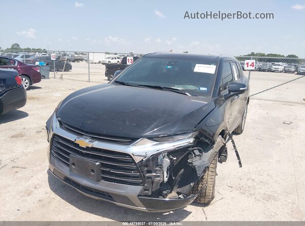 3GNKBFRS4KS622839 2019 CHEVROLET BLAZER Black წინა მარცხენა ხედი სამი მეოთხედიდან