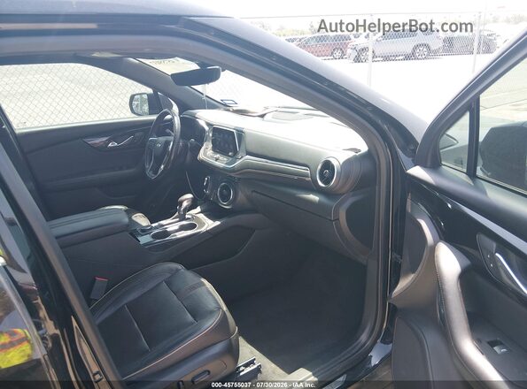 3GNKBFRS4KS622839 2019 CHEVROLET BLAZER Black წინა სალონის ხედი