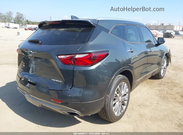 3GNKBFRS4KS654464 2019 CHEVROLET BLAZER Gray Задня права чверть