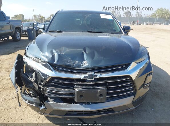 3GNKBFRS4KS654464 2019 CHEVROLET BLAZER Gray Вид щитка приладів