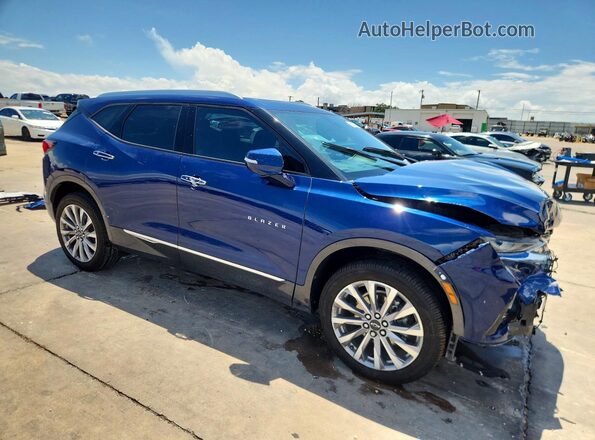 3GNKBFRS5NS129210 2022 CHEVROLET BLAZER Blue Առջևի աջ