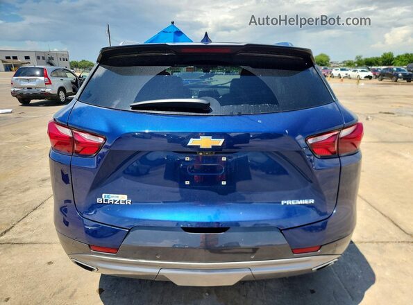 3GNKBFRS5NS129210 2022 CHEVROLET BLAZER Blue Հետևի տեսք
