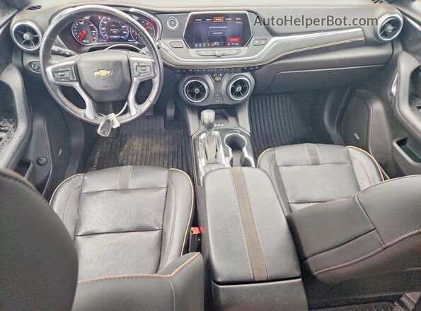 3GNKBFRS6KS589746 2019 CHEVROLET BLAZER Gray Widok deski rozdzielczej