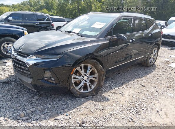 3GNKBFRS9KS671647 2019 CHEVROLET BLAZER Черный Передняя левая четверть