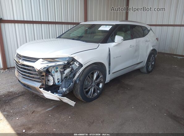 3GNKBFRSXLS572059 2020 CHEVROLET BLAZER Tan Front left