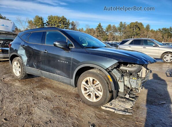 3GNKBGRS2KS643064 2019 CHEVROLET BLAZER Gray Delantero derecho