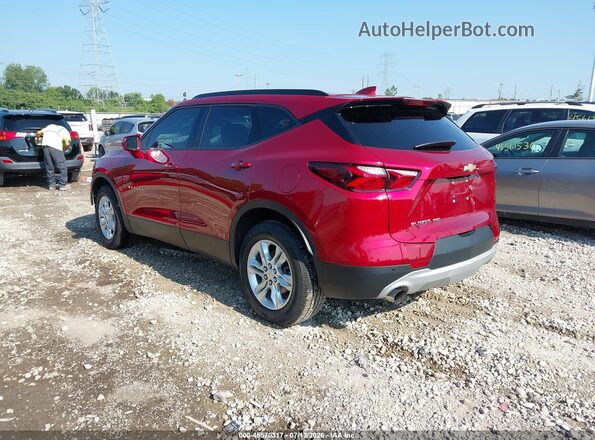 3GNKBGRS8KS691488 2019 CHEVROLET BLAZER Red Задня ліва чверть