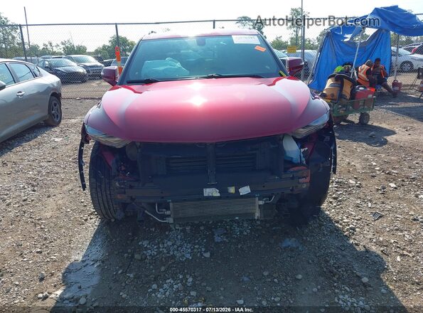 3GNKBGRS8KS691488 2019 CHEVROLET BLAZER Red Вид задньої частини салону