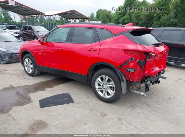 3GNKBGRSXKS614217 2019 CHEVROLET BLAZER Red Задня ліва чверть