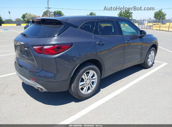 3GNKBHR40MS553664 2021 CHEVROLET BLAZER Gray Tył prawy