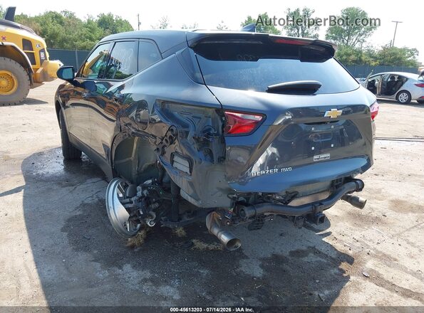 3GNKBHR40NS135641 2022 CHEVROLET BLAZER Black Widok z przodu