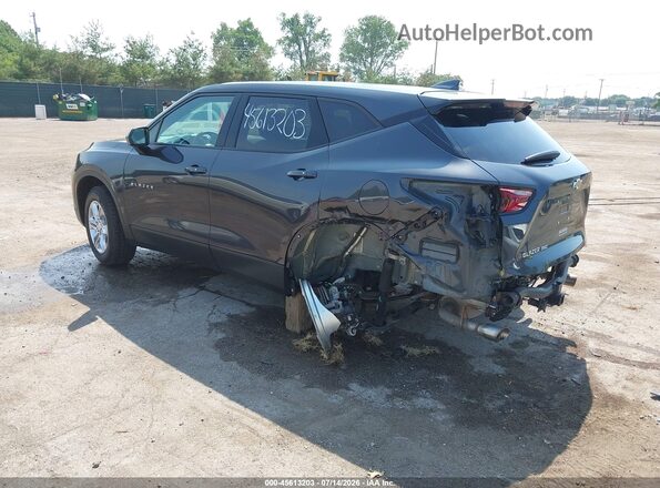 3GNKBHR40NS135641 2022 CHEVROLET BLAZER Black Tył lewy