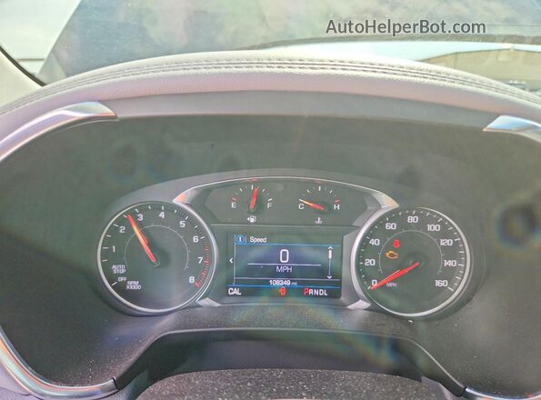 3GNKBHR40NS147935 2022 CHEVROLET BLAZER Black Vista del cuadro de instrumentos