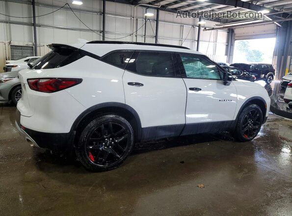 3GNKBHR40NS148423 2022 CHEVROLET BLAZER White Rear right