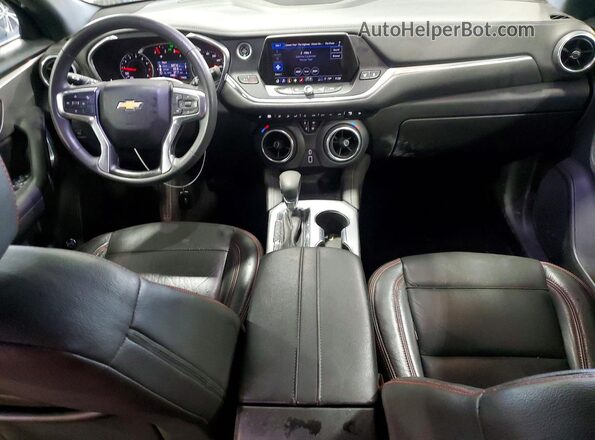 3GNKBHR40NS148423 2022 CHEVROLET BLAZER White Dashboard view