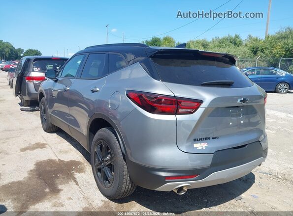 3GNKBHR40RS159623 2024 CHEVROLET BLAZER Gray Задня ліва чверть