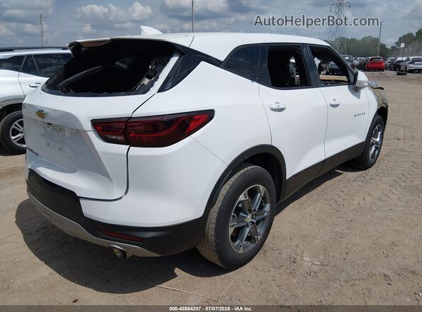 3GNKBHR40SS209765 2025 CHEVROLET BLAZER White Trasero derecho