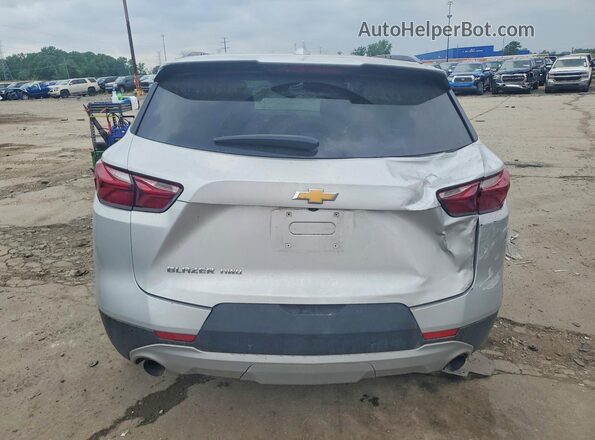3GNKBHR41MS550160 2021 CHEVROLET BLAZER Silver Widok z tyłu