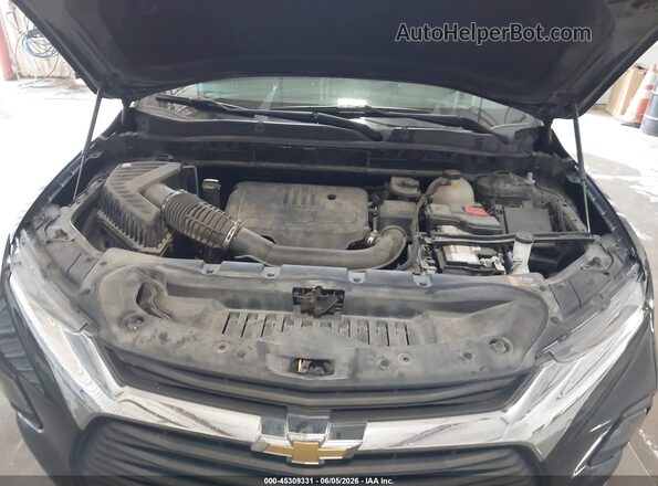 3GNKBHR41MS550837 2021 CHEVROLET BLAZER Black Rear view