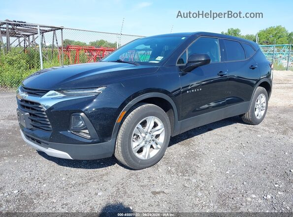 3GNKBHR41NS112241 2022 CHEVROLET BLAZER Black Vista tres cuartos delantera izquierda