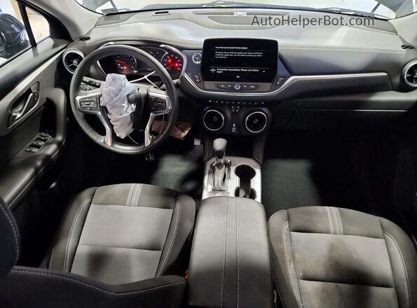 3GNKBHR41PS112906 2023 CHEVROLET BLAZER Black Dashboard view