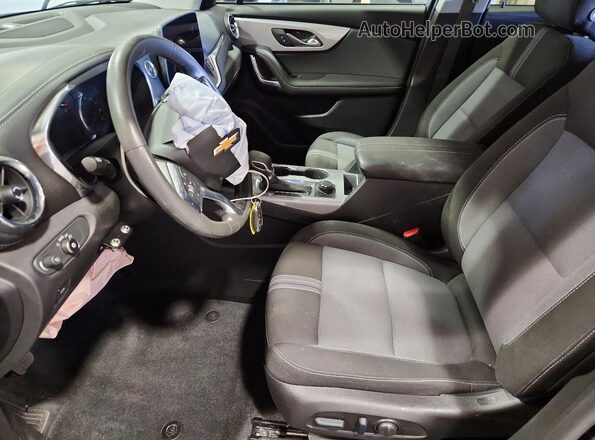 3GNKBHR41PS112906 2023 CHEVROLET BLAZER Black Front interior view