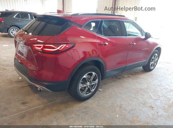 3GNKBHR41RS261237 2024 CHEVROLET BLAZER Red Задня права чверть