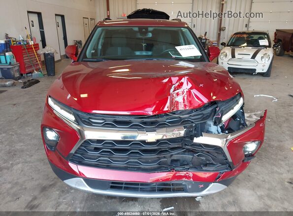 3GNKBHR41RS261237 2024 CHEVROLET BLAZER Red Вид щитка приладів