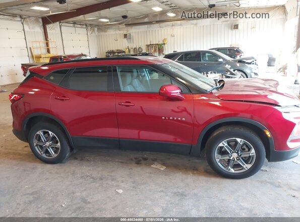 3GNKBHR41RS261237 2024 CHEVROLET BLAZER Red Вид задньої частини салону