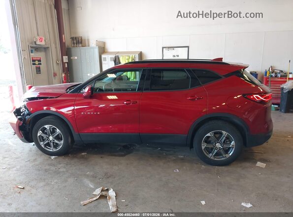 3GNKBHR41RS261237 2024 CHEVROLET BLAZER Red Панорамний вид салону 360°