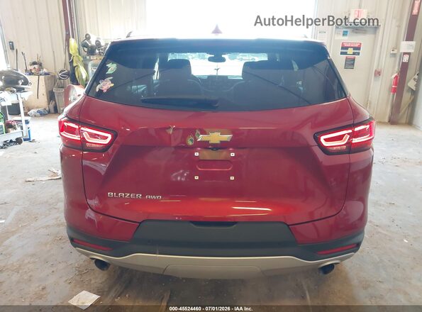 3GNKBHR41RS261237 2024 CHEVROLET BLAZER Red 