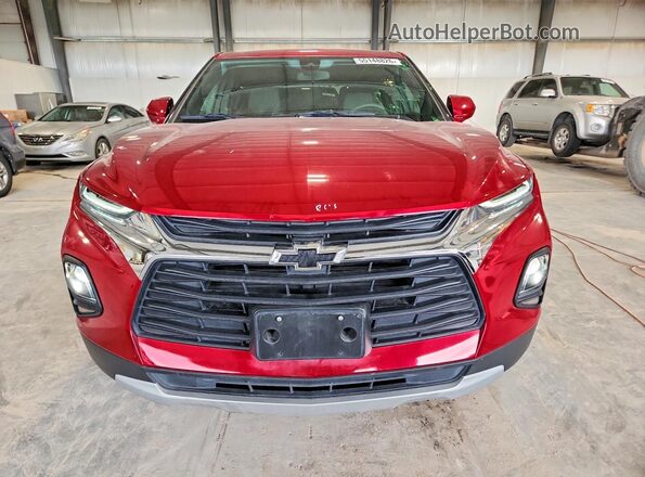 3GNKBHR43MS524384 2021 CHEVROLET BLAZER Burgundy წინა ხედი